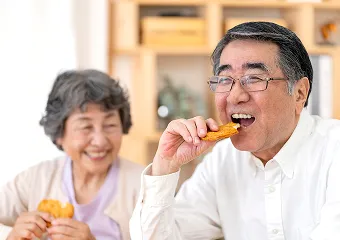 しっかり噛める